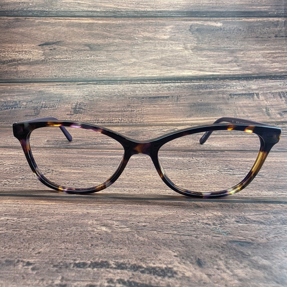 Hard Candy HC279 Feline Purple Tortoise Cat Eye Eyeglass Frames 58-17-145